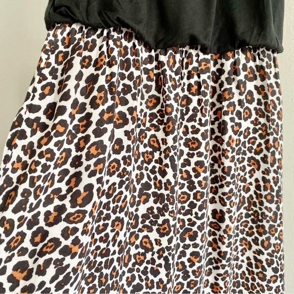 Victoria’s Secret Black Racerback Leopard Print Maxi Dress Size XS - Picture 4 of 5